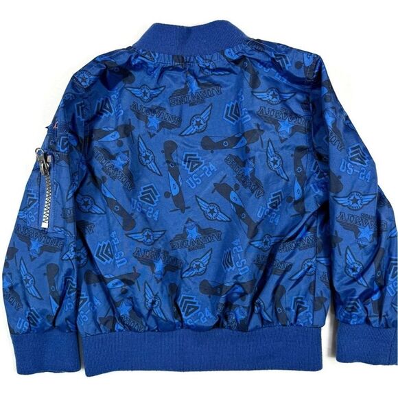 IXTREME Boys Bomber Jacket 24M Airplane Aviator Pilot Flight Military Style USA - Picture 6 of 7